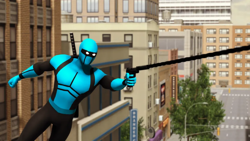 Blue Ninja : Superhero Game (Блу Ниндзя) [МОД: Много денег, Монет и Все открыто] Screenshot 3