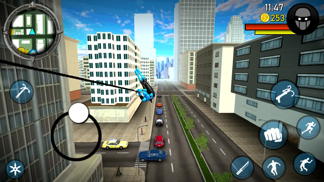 Blue Ninja : Superhero Game (Блу Ниндзя) [МОД: Много денег, Монет и Все открыто] Screenshot 5