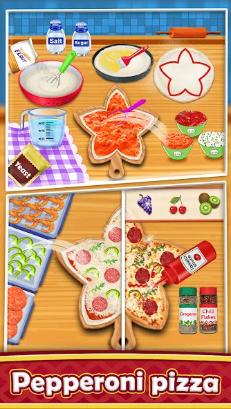 Pizza Maker - Cooking Games [МОД: Много монет, Открытые уровни и Мега MOD] Screenshot 2