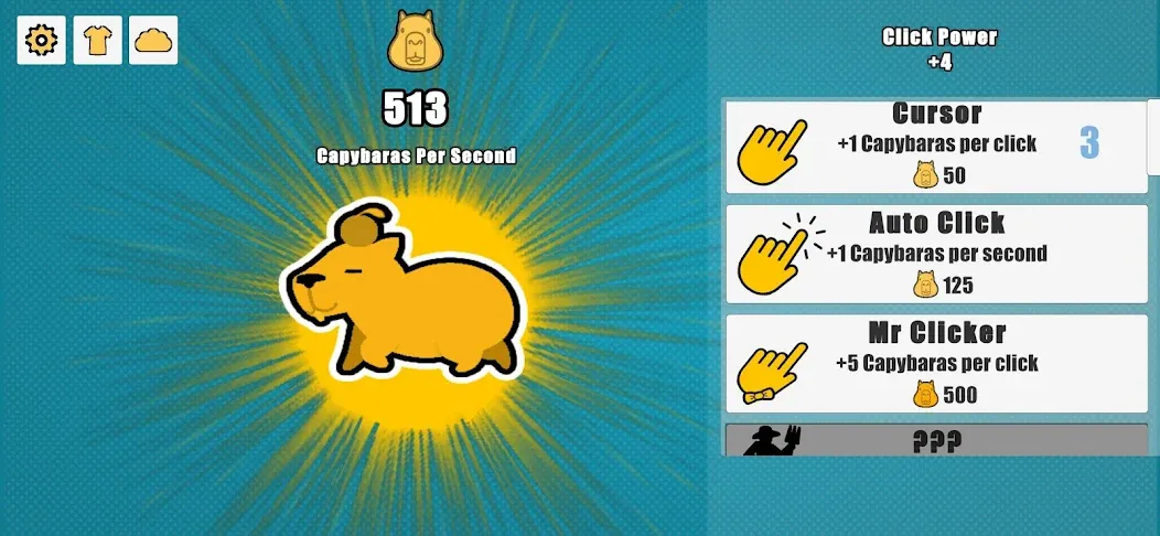 Capybara Clicker (Капибара Кликер) [МОД: Меню, Бесконечные монеты и Открытые уровни] Screenshot 1