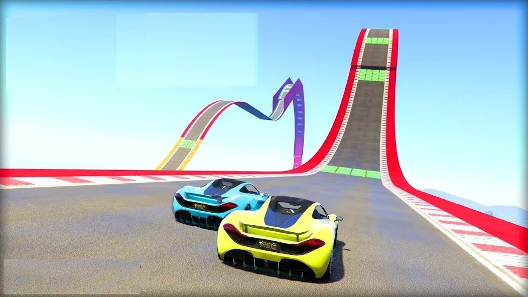 Mega Ramp Car Offline Games [МОД: Все открыто, Дополнительные деньги и Меню MOD] Screenshot 2