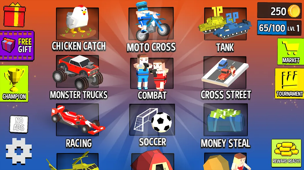 Cubic 2 3 4 Player Games (убик 2 3 4) [МОД: Деньги, Монеты и Меню MOD] Screenshot 1