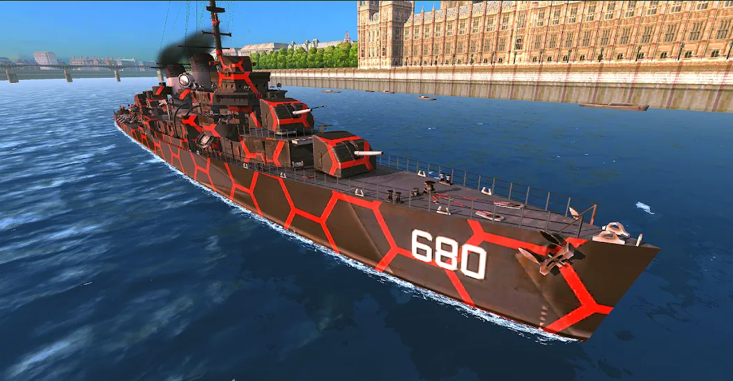 Battle of Warships: Online (Баттл оф Уоршипс) [МОД: Все открыто, Дополнительные деньги и Меню MOD] Screenshot 1
