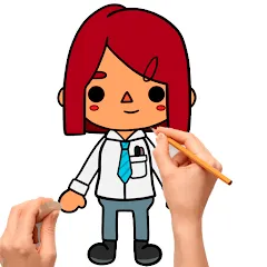 Скачать How to draw Toca [МОД: Все открыто, Дополнительные деньги и Меню MOD] | Взлом How to draw Toca на Андроид