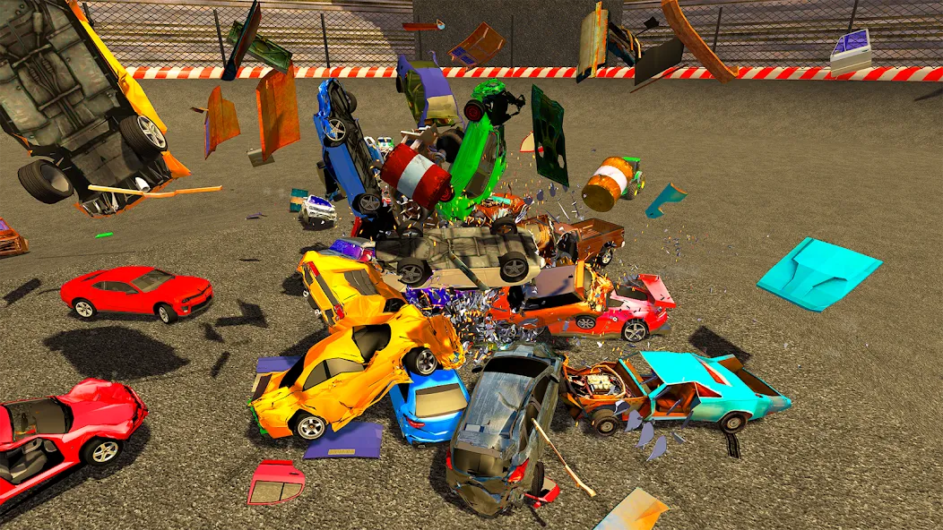 Demolition Derby Mad Car Crash (Дерби Деструкция Симулятор) [МОД: Деньги, Монеты и Меню MOD] Screenshot 1