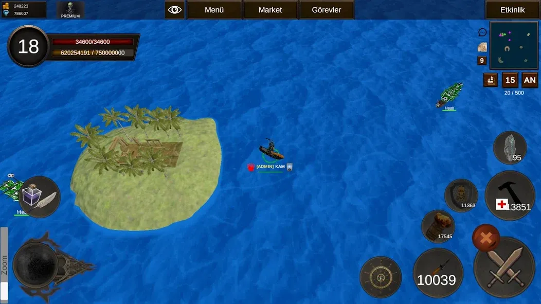 Naval Battle Online (Навальное Сражение Онлайн) [МОД: Меню, Бесконечные монеты и Открытые уровни] Screenshot 3