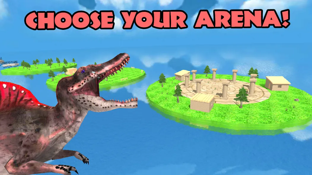 Dino Battle Arena Lost Kingdom (Дино Битва Арена Потерянное Королевство) [МОД: Много монет, Открытые уровни и Мега MOD] Screenshot 2