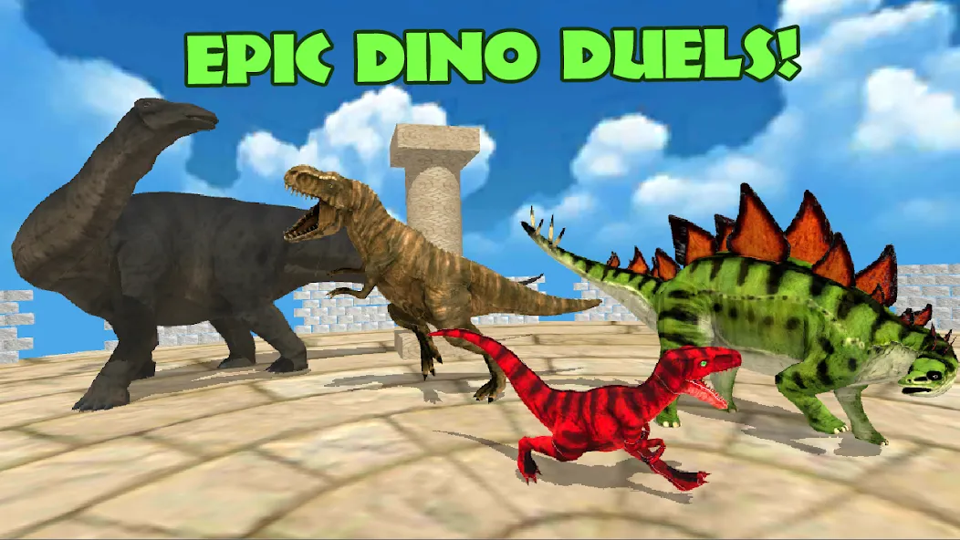 Dino Battle Arena Lost Kingdom (Дино Битва Арена Потерянное Королевство) [МОД: Много монет, Открытые уровни и Мега MOD] Screenshot 3