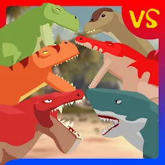 Скачать T-Rex Fights Dinosaurs [МОД: Все открыто, Дополнительные деньги и Меню MOD] | Взлом T-Rex Fights Dinosaurs на Андроид