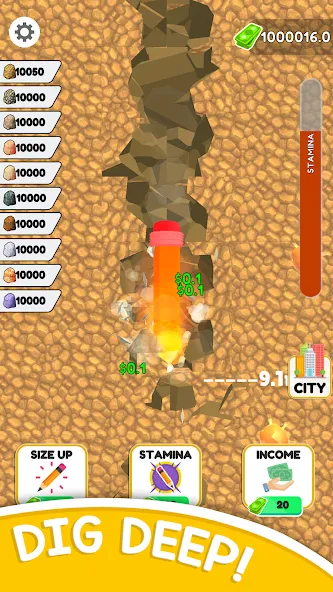 Pen Dig (Пен Диг) [МОД: Много денег, Монет и Все открыто] Screenshot 2