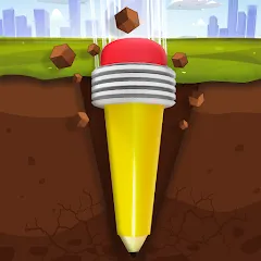 Скачать Pen Dig (Пен Диг) [МОД: Много денег, Монет и Все открыто] | Взлом Pen Dig на Андроид