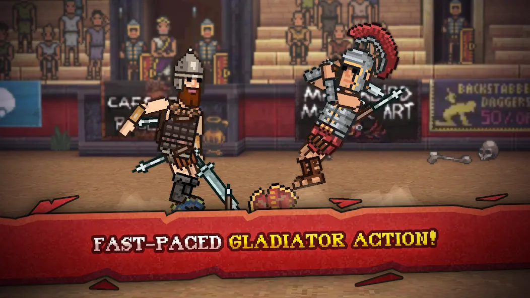 Gladihoppers - Gladiator Fight (Гладихопперс) [МОД: Деньги, Монеты и Меню MOD] Screenshot 1