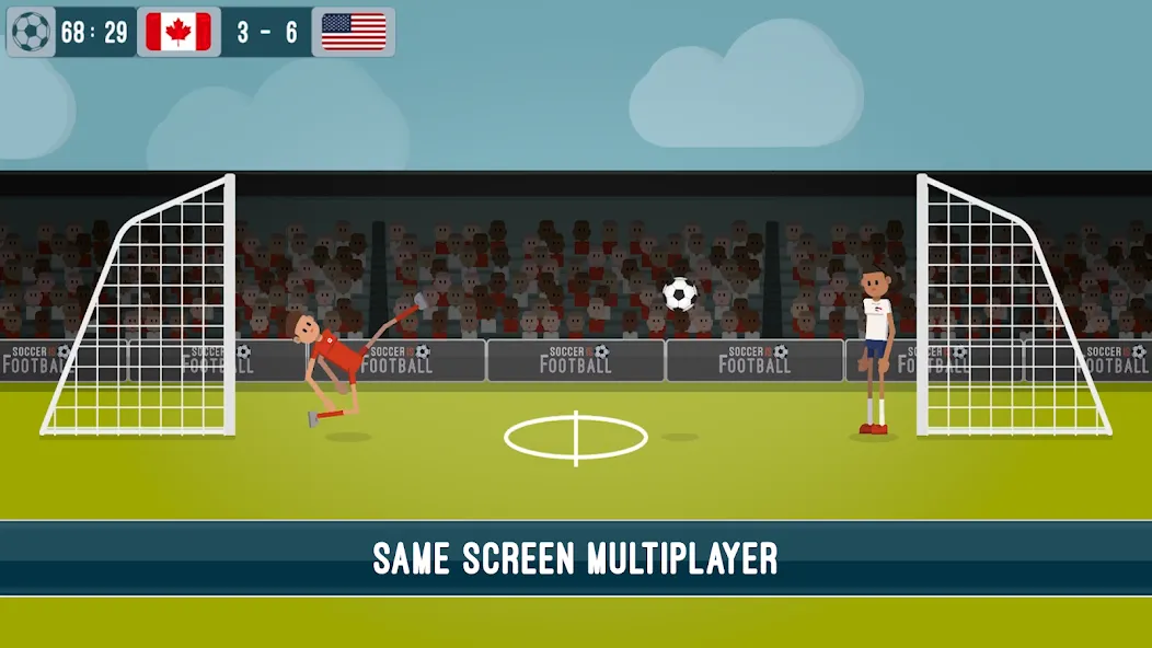 Soccer Is Football (оккер Из Футбол) [МОД: Бесконечные деньги, Монеты и Мега MOD] Screenshot 2