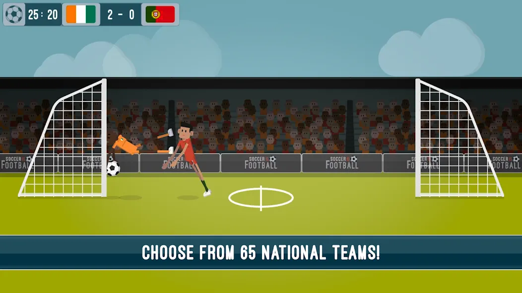 Soccer Is Football (оккер Из Футбол) [МОД: Бесконечные деньги, Монеты и Мега MOD] Screenshot 3