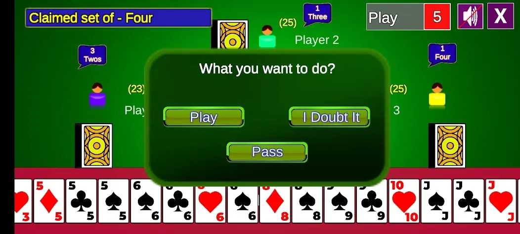 Bluff Card Game (Блеф карточная игра) [МОД: Бесконечные деньги, Монеты и Мега MOD] Screenshot 4