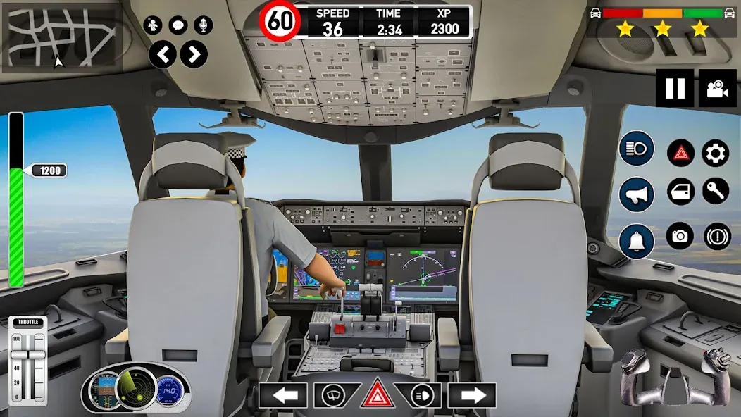 Plane Pilot Flight Simulator (Плейн Пилот Флайт Симулятор) [МОД: Много денег, Монет и Все открыто] Screenshot 1