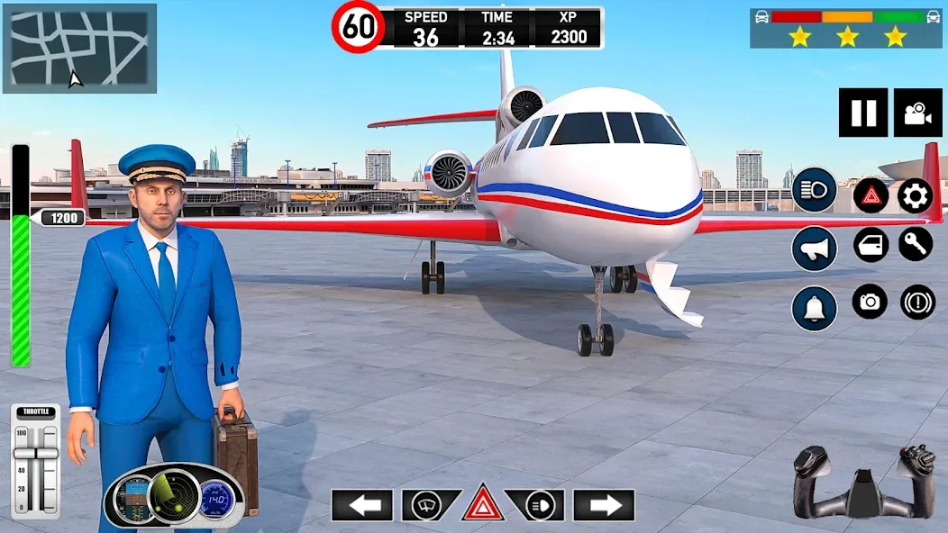 Plane Pilot Flight Simulator (Плейн Пилот Флайт Симулятор) [МОД: Много денег, Монет и Все открыто] Screenshot 3