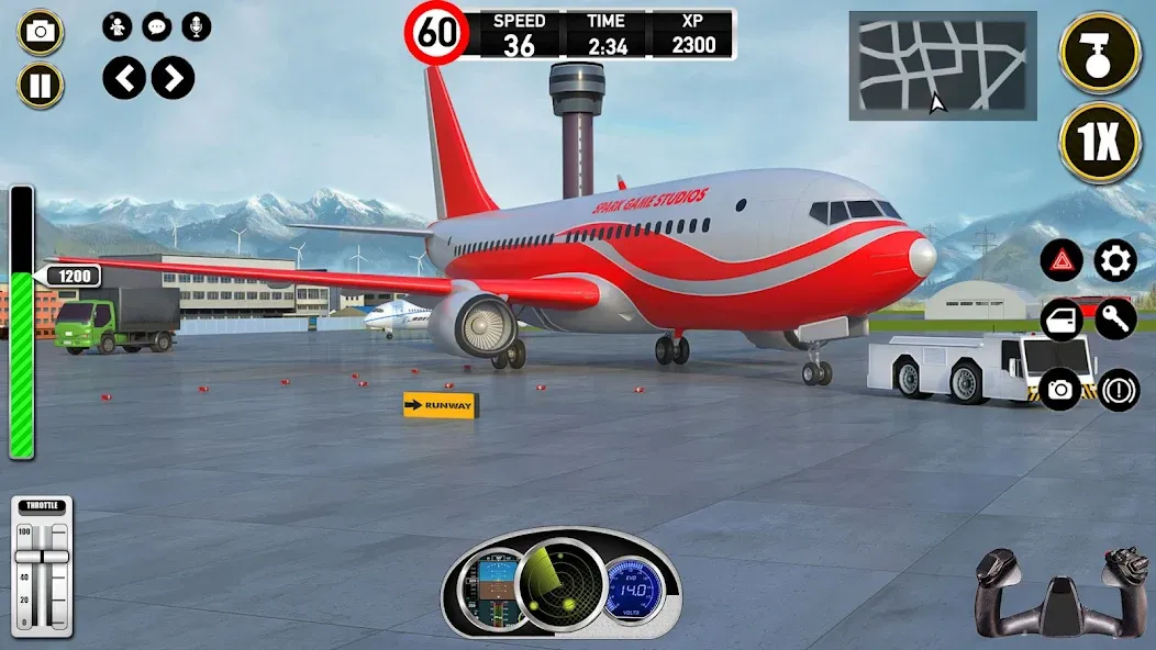 Plane Pilot Flight Simulator (Плейн Пилот Флайт Симулятор) [МОД: Много денег, Монет и Все открыто] Screenshot 5