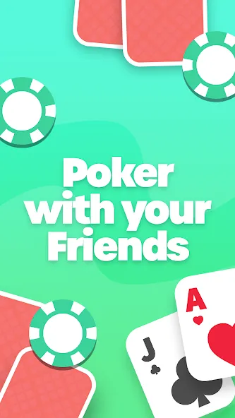 Poker with Friends - EasyPoker (ИзиПокер) [МОД: Много монет, Открытые уровни и Мега MOD] Screenshot 1