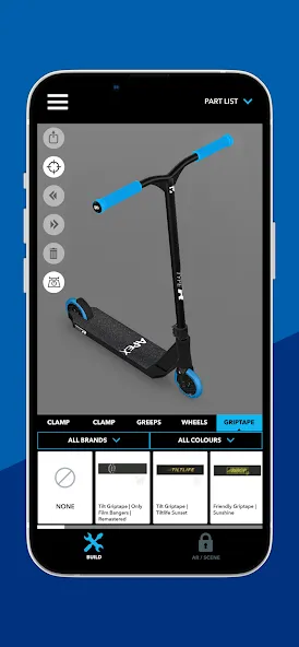 Scooter 3D custom builder (Скутер 3D настраиваемый конструктор) [МОД: Много монет, Открытые уровни и Мега MOD] Screenshot 3