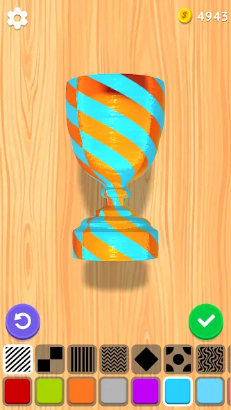 Wood Turning 3D - Carving Game [МОД: Деньги, Монеты и Меню MOD] Screenshot 5