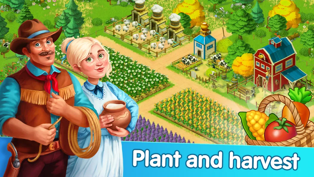 Homesteads: Dream Farm (Хомстедс) [МОД: Много монет, Открытые уровни и Мега MOD] Screenshot 2