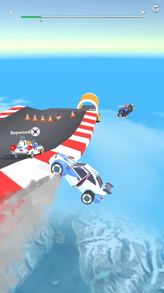 Ramp Racing 3D — Extreme Race [МОД: Все открыто, Дополнительные деньги и Меню MOD] Screenshot 1