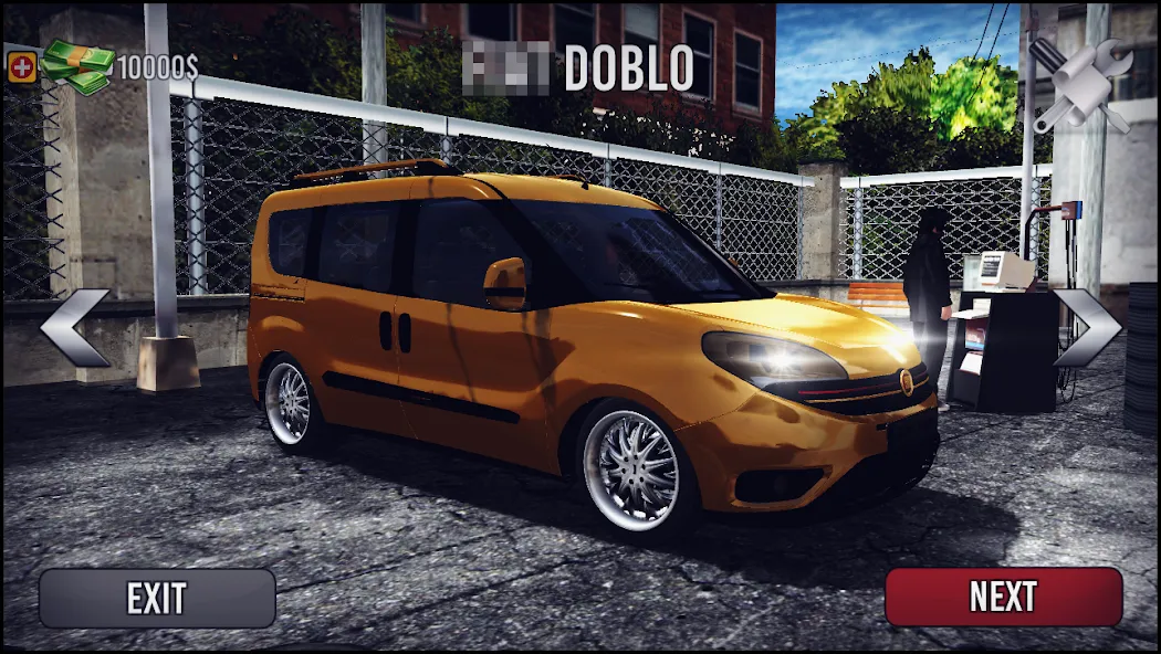 Doblo Drift Simulator (Добло Дрифт Симулятор) [МОД: Меню, Бесконечные монеты и Открытые уровни] Screenshot 1