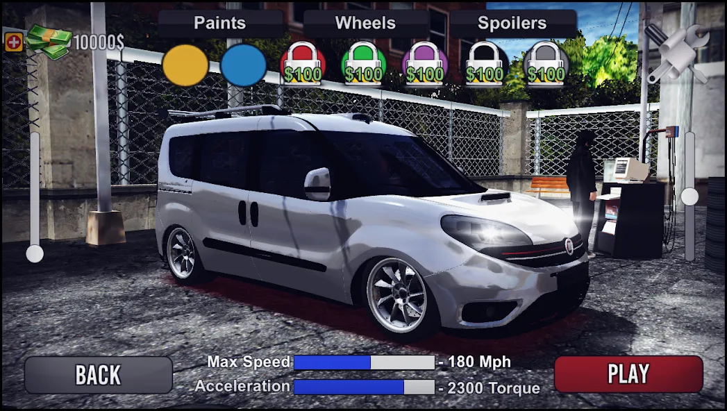 Doblo Drift Simulator (Добло Дрифт Симулятор) [МОД: Меню, Бесконечные монеты и Открытые уровни] Screenshot 2