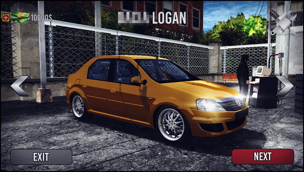 Logan Drift Simulator (Логан Дрифт Симулятор) [МОД: Много монет, Открытые уровни и Мега MOD] Screenshot 1