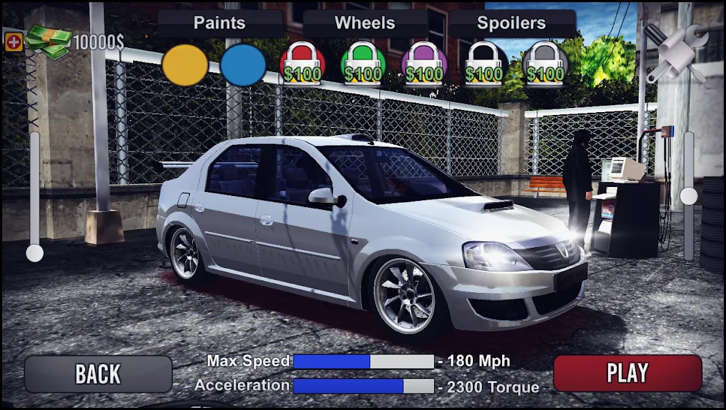 Logan Drift Simulator (Логан Дрифт Симулятор) [МОД: Много монет, Открытые уровни и Мега MOD] Screenshot 2