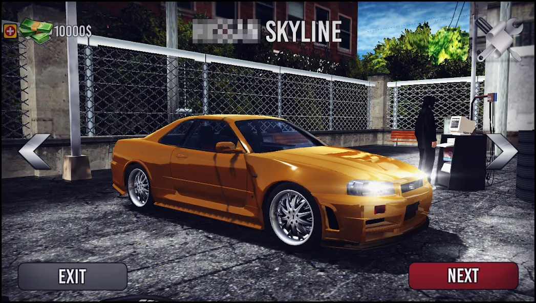 Skyline Drift Simulator (Скайлайн Дрифт Симулятор) [МОД: Деньги, Монеты и Меню MOD] Screenshot 1