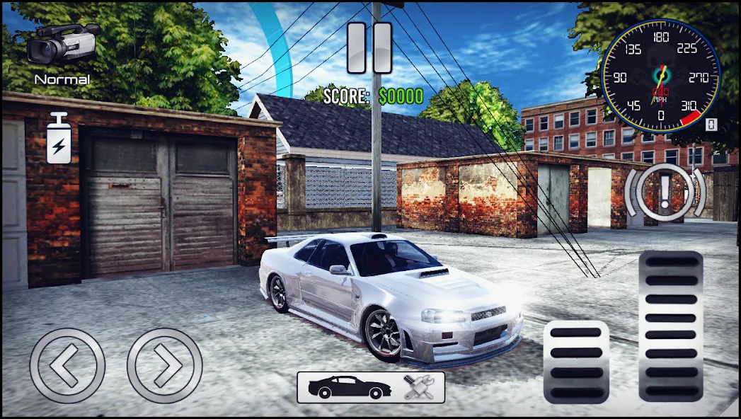Skyline Drift Simulator (Скайлайн Дрифт Симулятор) [МОД: Деньги, Монеты и Меню MOD] Screenshot 5