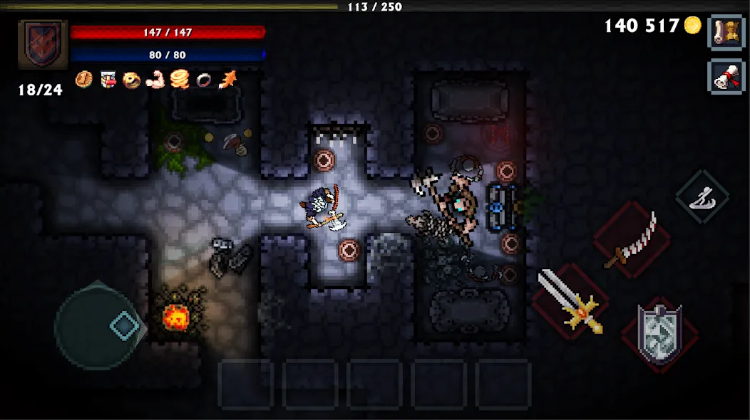 Pocket Rogues (Покет Рогз) [МОД: Все открыто, Дополнительные деньги и Меню MOD] Screenshot 4