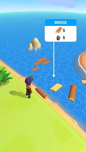 Stranded Island Survival Games (Стрендед Айленд) [МОД: Много монет, Открытые уровни и Мега MOD] Screenshot 2