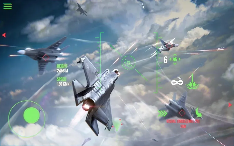 Modern Warplanes: PvP Warfare (Модерн Варплейнс) [МОД: Меню, Бесконечные монеты и Открытые уровни] Screenshot 4