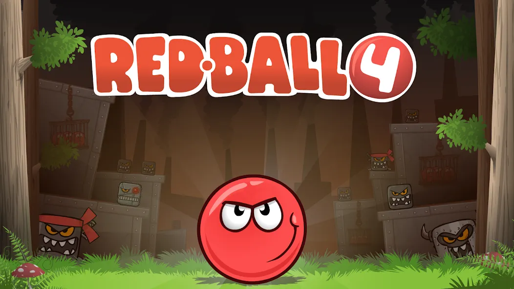 Red Ball 4 (Рэд Болл 4) [МОД: Меню, Бесконечные монеты и Открытые уровни] Screenshot 1