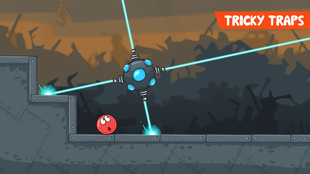 Red Ball 4 (Рэд Болл 4) [МОД: Меню, Бесконечные монеты и Открытые уровни] Screenshot 5