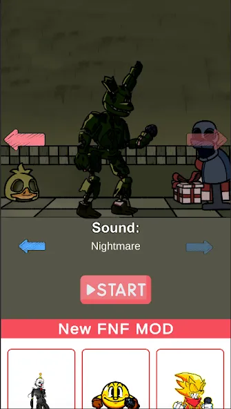 FNF Springtrap Mod Test (Мод Тест) [МОД: Много денег, Монет и Все открыто] Screenshot 2