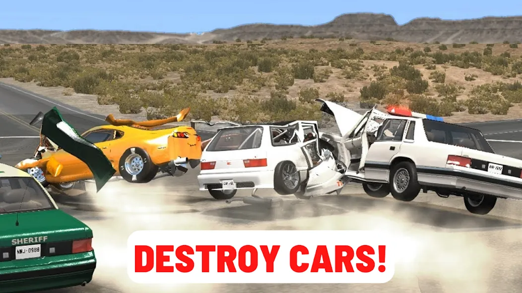 Car Crashing Simulator (Кар Крэшинг Симулятор) [МОД: Деньги, Монеты и Меню MOD] Screenshot 1