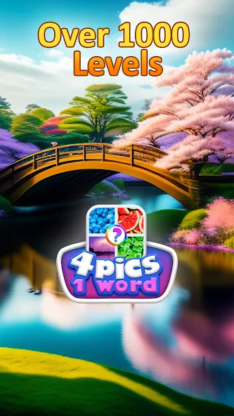 4 Pics 1 Word: Guessing Games [МОД: Деньги, Монеты и Меню MOD] Screenshot 5