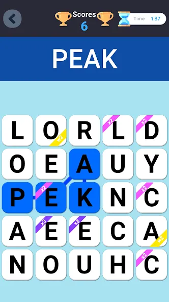 Wordell - Word Guess Fillword [МОД: Много монет, Открытые уровни и Мега MOD] Screenshot 2