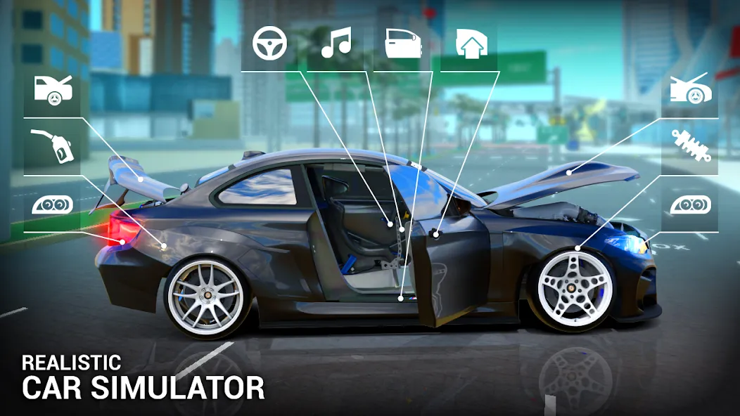 Real Driving School in City [МОД: Меню, Бесконечные монеты и Открытые уровни] Screenshot 2