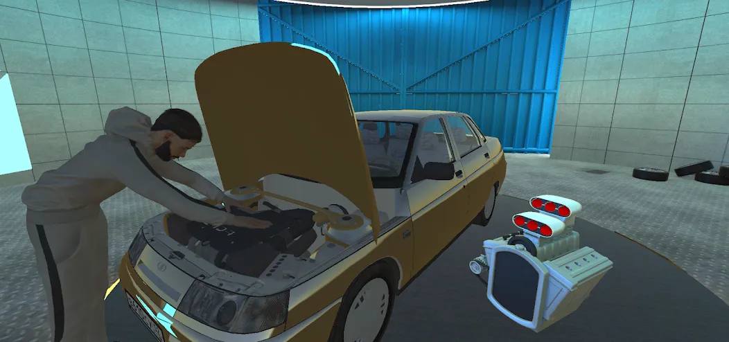 Sensitive Car Racing (Сенситив Кар Рейсинг) [МОД: Много денег, Монет и Все открыто] Screenshot 1