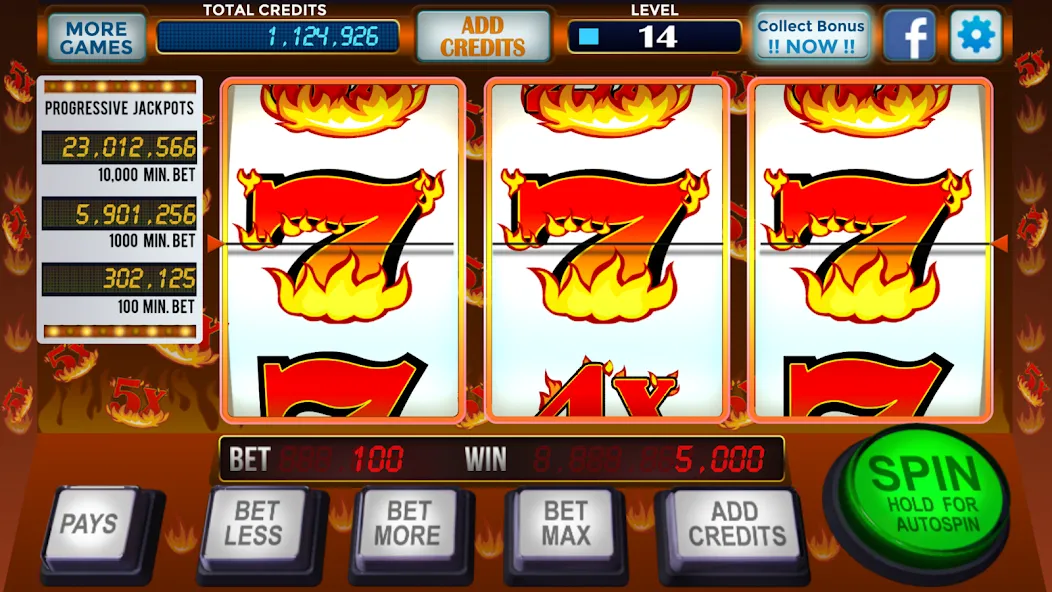 777 Slots Casino Classic Slots (Слоты Казино Классические Слоты) [МОД: Деньги, Монеты и Меню MOD] Screenshot 2