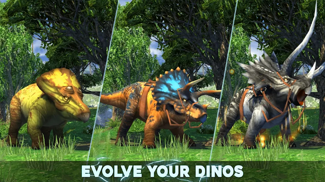Dino Tamers - Jurassic MMO (Дино Дрессировщики) [МОД: Много монет, Открытые уровни и Мега MOD] Screenshot 1