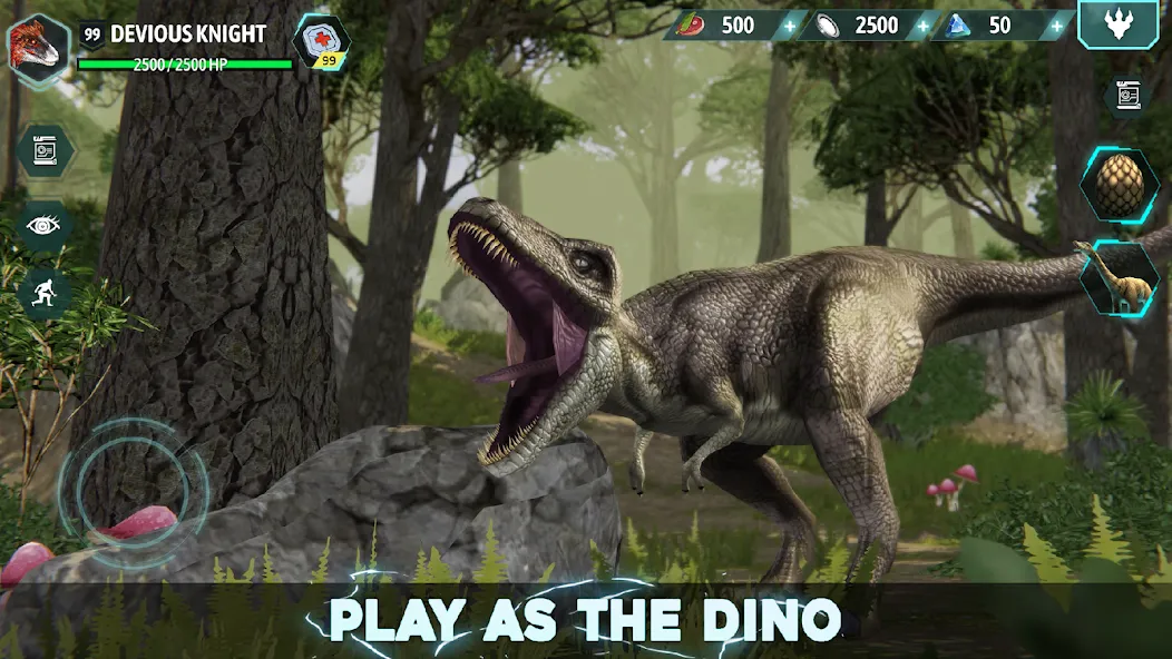Dino Tamers - Jurassic MMO (Дино Дрессировщики) [МОД: Много монет, Открытые уровни и Мега MOD] Screenshot 2