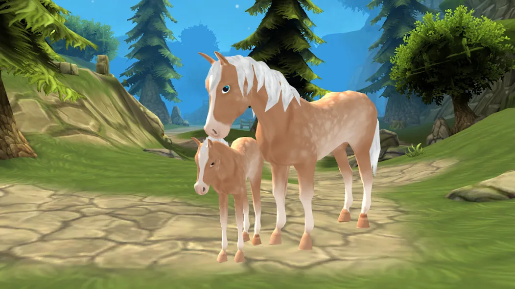 Horse Paradise: My Dream Ranch [МОД: Много монет, Открытые уровни и Мега MOD] Screenshot 4