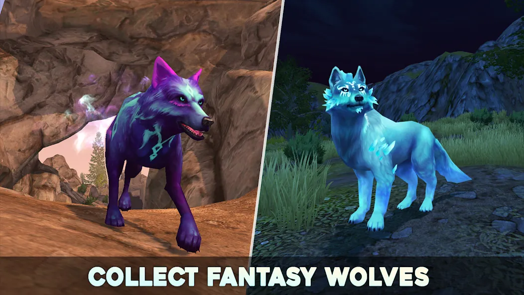 Wolf Tales - Wild Animal Sim (Вулф Тейлс) [МОД: Меню, Бесконечные монеты и Открытые уровни] Screenshot 3