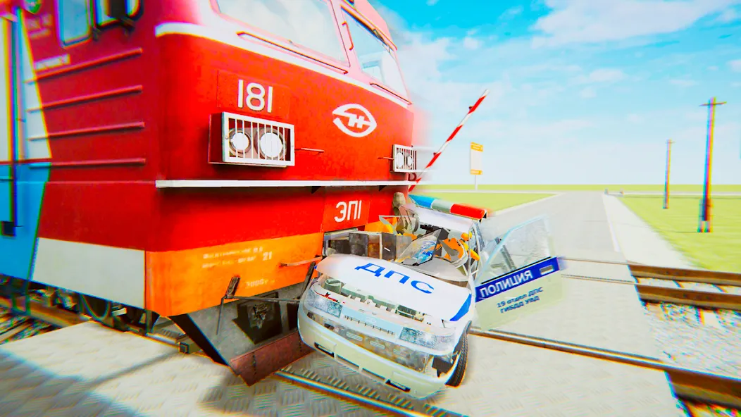 VAZ Crash Test Simulator 2 [МОД: Меню, Бесконечные монеты и Открытые уровни] Screenshot 1